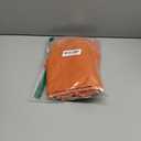 QUEENSBAY King Pillow Cases Set of 2, Cooling, Envelope Closure, Easy Care, Comfortable, Breathable Soft Microfiber, Wrinkle Free, King Size Pillow Covers, 20x36 Inches, Orange