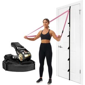 Arena Strength Multi Loop Door Anchor Strap for Resistance Bands - Fits Up to 9 ft Doors - Heavy Duty - Easy to Install - Full Body Home Workouts