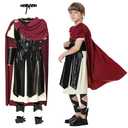 Kosgraiy Kids Roman Soldier Costume,Deluxe Boys Roman Warrior Costume Boys and Girls,Renaissance Knight Set Kid,Gladiator Outfit Kid,Halloween,M