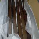 Bamboo Wire Shelf Covers, 34" W x 12" D, 5-Pack, Walnut