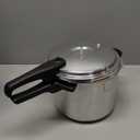 IMUSA 7 Quart Stovetop Aluminum Presure Cooker with safety valves for risk-free opening