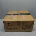 300L Large Collapsible Wagons Carts with Big All-Terrain Beach Wheels, Foldable Shopping Wagon Cart, Heavy Duty 480lbs Load, Folding Utility Cart for Groceries Garden Sport (Black)