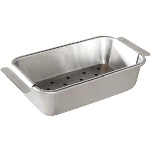 Nordic Ware Naturals Meat Loaf Pan with Lifting Trivet (1.5 Pound Meatloaf)