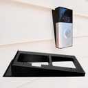 SplashNColor No-Drill Ring Doorbell Mount for Vinyl Siding, Compatible with Ring Doorbell 1, 2, 3, 4 and Battery Models  Easy No-Holes Installation for Apartment and HOA-Friendly Setup