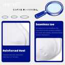 YMYDYFC 9Pack Kids Socks For Boys Girls Toddler Crew White Ruffle Socks Black Dress Sock School Uniform Cotton Seamless 3-11T (6-9 Years)