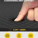 CAMBIVO Yoga Mat 72" x 48" Large Workout Mat for Home Gym Flooring | 6mm-12mm (0.24"-0.48") Extra Thick Exercise Mat for Apartment Fitness | High-Density TPE Cushioning for Joint Protection