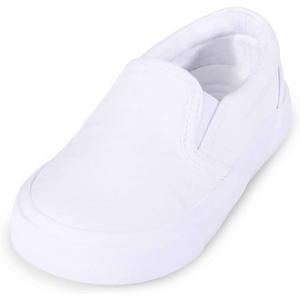 Toddlers Shoes Kids Canvas Sneakers Slip-on Causal Running Tennis Shoes for Boys Girls