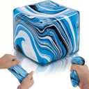 2 x Slow Rising Stress Cube Large Squishy Fidget Toys for Anxiety Relief Soft Sensory Squeeze Toys for Kids Adults Stress Balls for Focus Classroom Prizes Party Favors
