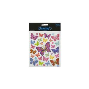 Sticker King Stickers-Monarchs, Butterfly, Pack Of 5 