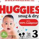 Huggies Snug & Dry Baby Diapers, Size 3 (16-28 lbs), 31 Ct
