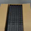 Kitsure Extra-Long Shoe Rack for Closet, Shoe Organizer for Front Door Entrance, Stackable Shoe Shelf, Detachable Closet Organizers and Storage, 39.0" Wide - 4 Tier, Black