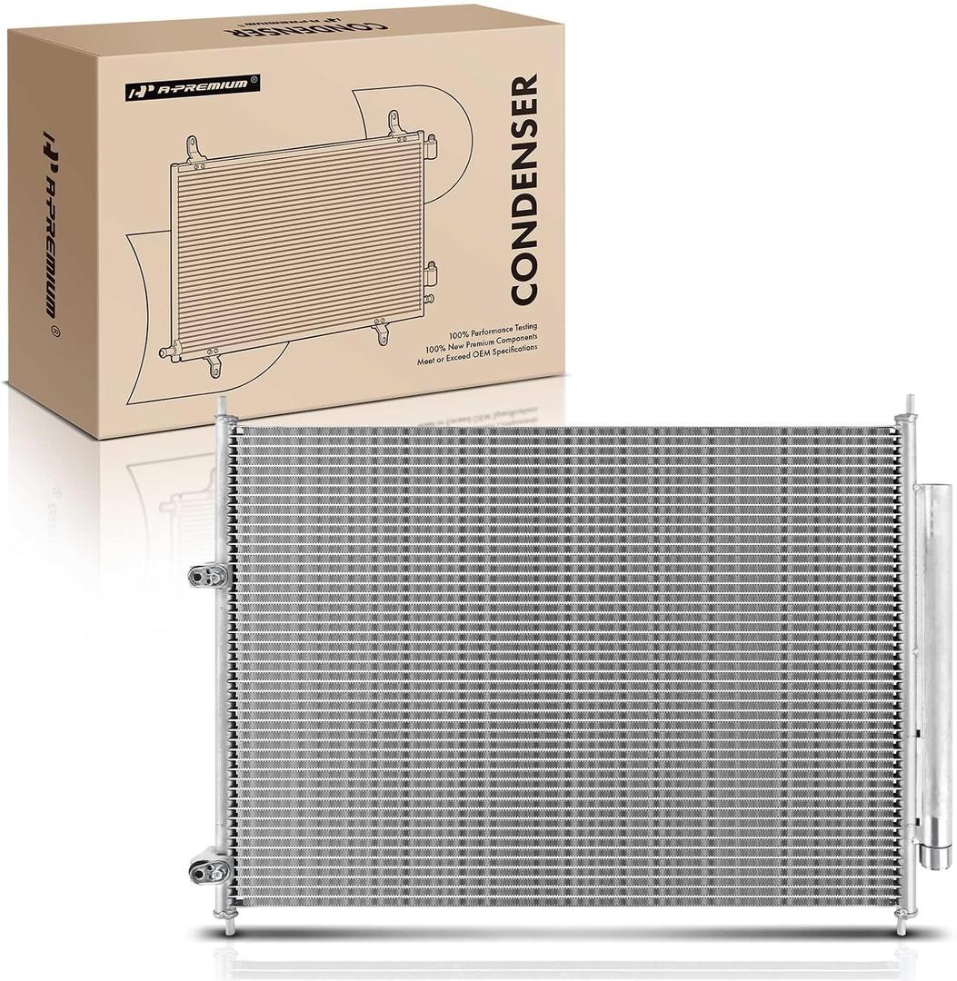 A-Premium Air Conditioning A/C Condenser Compatible with Honda Ridgeline 2006-2014 V6 3.5L, Replace# 80110SJCA01