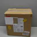 Amazon Basics 3 Ring Binders, 2 Inch, D-Ring Organizer for School, Home Office, White, 4 Pack