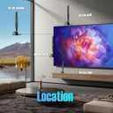 TV Antenna for Smart TV Indoor,TV Antenna for Local Channels,Support 4K 1080p with Signal Booster Antenna TV Digital HD Indoor & Outdoor-Cylindrical Antenna
