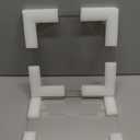 Tempered Glass Cutting Board, 2 Pack Glass Cutting Board for Kitchen Counter with Non-Slip Feets, Scratch Resistant, Heat Resistant, Easy to Clean (10x10 inch)