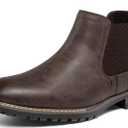 Bruno Marc Mens Chelsea Boots Casual Slip-On Classic Dress Ankle Boot (14, Dark Brown)
