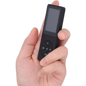 Portable Music Player with Headphones,FM Sport Music Player 1.8in Color TFT Display Video MP3 MP4 Player for Outdoor Office