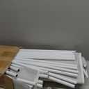 Colingmill 2tier Plush Toy Stuffed Animal Storage Organizer with Zippered Large Stuffed Toy Holder PVC Waterproof Dustproof Cover 47. 2 Inch Stuff Animal Organizer Holder for Nursery (White)