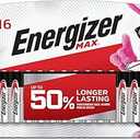 Energizer MAX AA Batteries & AAA Batteries Combo Pack, 16 AA and 16 AAA 12set