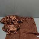 Ekouaer Sleepwear Women's Satin Nightgown with Robes Set 2 Piece Sexy Lace Cami Nightwear.M