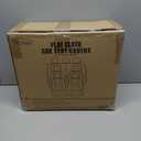 FH Group Three Row Striking Striped Full Set Car Seat Covers, Airbag Compatible & Split Ready  Universal Fit for Cars Trucks & SUVs Gray