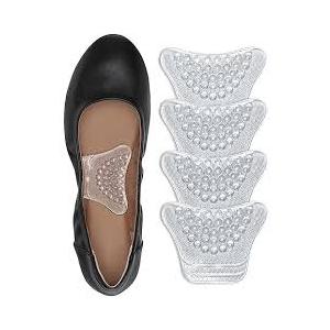 Dr. Archrevive Arch Support Inserts Women, Customizable 3Height System for Plantar Fasciitis, NonSlip Invisible BioGel, Butterfly Contour for Heels, Flats & Sandals (2 Pairs, Medium Arch)