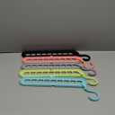 Closet Organizers and Storage,College Dorm Room Essentials,Pack of 6 Multifunctional Organizer Magic Space Saving Hangers with 9 Holes Storage Organization for Wardrobe Closet (6 Pack, Multicolor)