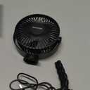 Gaiatop Mini Portable Stroller Fan, Battery Operated Small Clip on, Detachable 3 Speed Rechargeable, 360 Rotate Flexible Tripod Better Cooling for Car Seat Crib Treadmill Travel Black