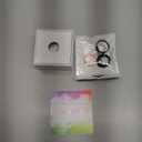 Smart Ring for Women Men, Health Tracker with Heart Rate/Blood Oxygen/Blood Pressure/Sleep Monitor/Step Counting, IP68 Waterproof Fitness Ring, No App Fees for iPhone & Android (Black, 14#)