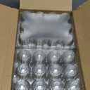 100 Pack 12 Count Plastic Egg Cartons Bulk Cheap Clear Reusable | Egg Cartons Bulk, Egg Holder for Fridge, Egg Organizer for Refrigerator, Egg Storage for Refrigerator.