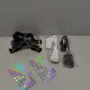 WR01A Kids Nose Guard for Broken Nose Girls Boys Adjustable Basketball Soccer Sports Face Mask with Foam Padding and Stickers for Youth Teens (Black)