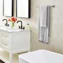 Amerock BH36073G10 | Brushed Nickel Towel Bar | 18 in (457 mm) Towel Rack | Appoint | Bathroom Towel Holder | Bathroom Hardware | Bath Accessories