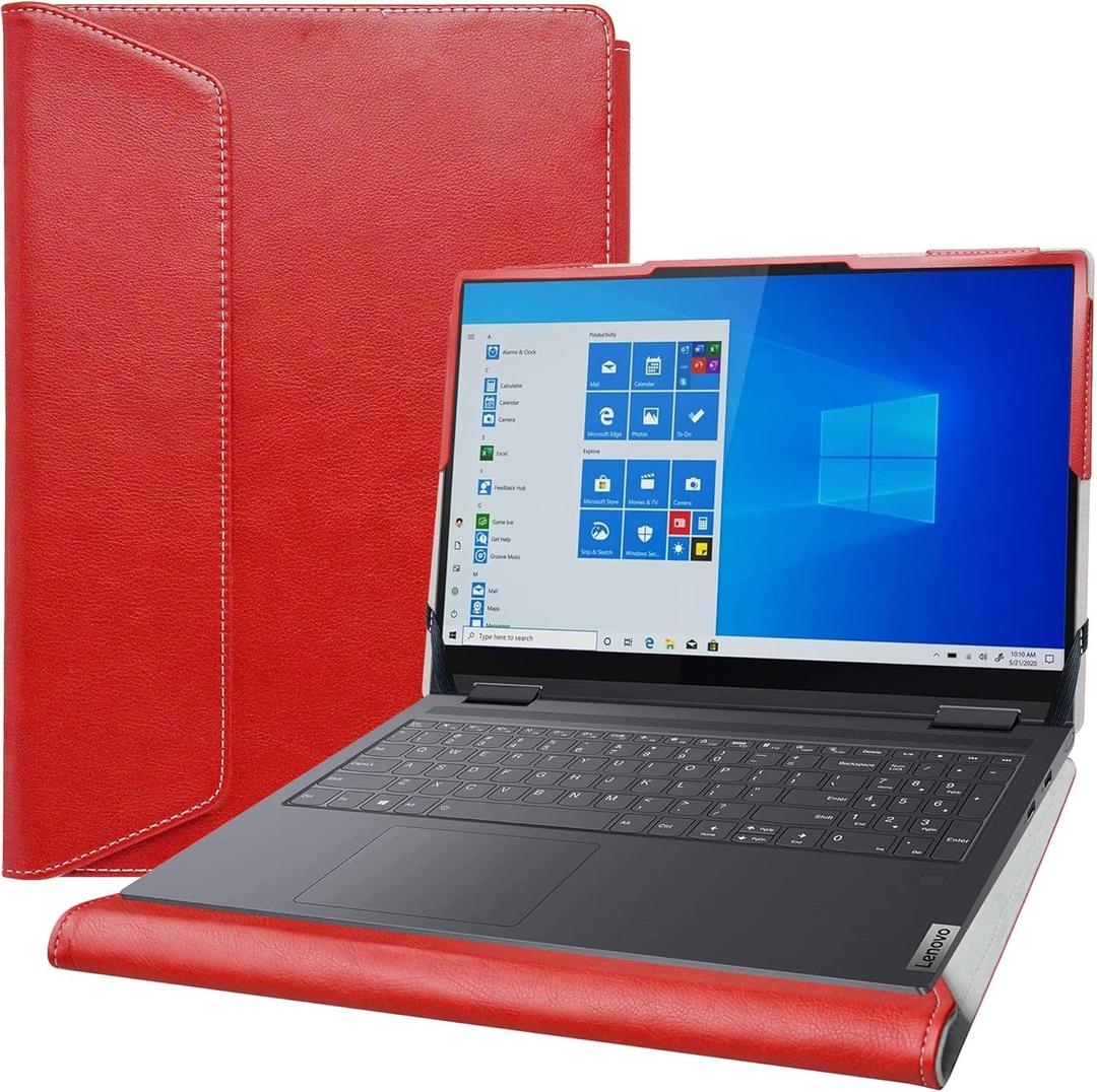 Alapmk Protective Case for 16"" HP EliteBook 660 G11/HP EliteBook 665 G11/HP EliteBook 860 G11/HP ProBook 460 G11/HP ProBook 465 G11/HP ZBook Power 16 G11/HP ZBook Firefly 16 G11,Red, TMJ0314-2