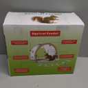 Window Squirrel Feeder, Large Squirrel Feeder for Outside,Funny Squirrel House with 5 Suction CupsPlastic Squirrel Feeder which Easy to Install,No Assembly Required