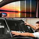 TOYOCO Window Privacy Film 5% VLT, 30" x 25FT,Keep Vehicle Cool DIY Install