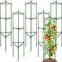 TCBWFY 6-Pack 48-Inch Adjustable Tomato Cages, Heavy-Duty Metal Plant Support Trellis for Garden and Pots, DIY Tomato Stakes, Height Adjustable 16 to 288 Inches