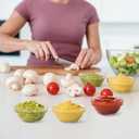 10 x 12-Piece Mini Glass Prep Bowls Set - 4x 1.5 oz, 4x 2.5 oz, 4x 4.5 oz Small Nesting Mixing Bowls for Kitchen, Food Prep, Spices, Sauces & Snacks
