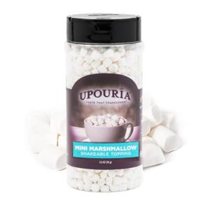Upouria Mini Marshmallow Beverage and Dessert Topper, Rich Flavor Enhancer for Coffee, Hot Chocolate, Ice Cream, 2.5oz