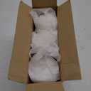 Stonebriar 3 Pack Tall 3 x 6 Inch 65 Hour Long Burning Unscented White Wax Pillar Candles