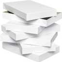 American Greetings White Shirt Boxes with Lids, for Birthdays, Holidays, and All Occasions (6 Boxes, 14.75'' x 9.5'')