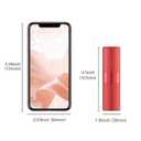 2 x Perfume Travel Refillable Atomizer Bottle: Cologne Spray Mini for Refill - Empty Fragrance Sprayer for Men - Large Size 20ML Red (0.7 Ounces)