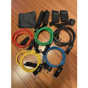 1 Set of Resistance Bands 150lb Strength Fitness Exercise Yoga Workout Color 11PCS lbs