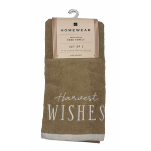 Home Wear Hand Towels Set Of 2 15x25 Pack Of 2