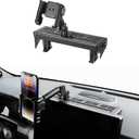 JOYTUTUS Metal Dash Mount Phone Holder for 2025 2026 4Runner(Only for 14Inch Screen) | No Drill Installation | Custom Fit Phone Mount Expansion Platform | One-Hand Adjustable Clip