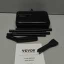VEVOR Carpet Sweeper, 7.87 in Sweeping Paths, Floor Sweeper Manual Non Electric, 300 ml Dustbin Capacity with Comb for Home Office Rugs Hardwood Surfaces Wood Floors Laminate, Cleans Dust Pet Hair (Black)