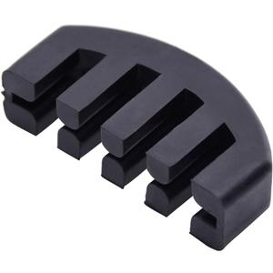 EBoot Rubber 4/4 Violin Practice Mute, Black