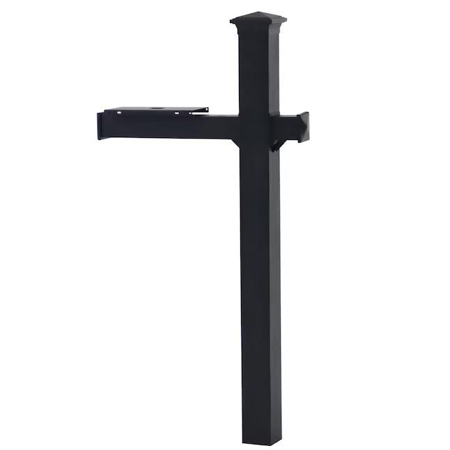 RELIABILT 4 x 4 Black Galvanized steel