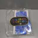 Decor365 Blue Fringe Curtains Blue Party Decorations Blue Circle Garlands Streamers Banner Backdrp for Wedding Graduation Bridal Shower Bachelorette Ramadan Birthday Party Supplies