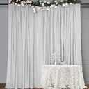10ft x10ft Silver Spandex Curtain Thanksgiving Christmas Party Wedding Backdrop Photography Background Photo Booth Backdrop Studio Background