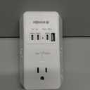 Electrical Outlet Extender with USB Ports (3C1A), Snug Wall Outlet, Surge Protector, Wall Plug Adapter for Multiple Devices, Wall Socket Expander